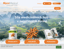 Tablet Screenshot of mycomedica.cz