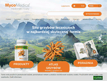 Tablet Screenshot of mycomedica.pl