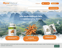 Tablet Screenshot of mycomedica.sk